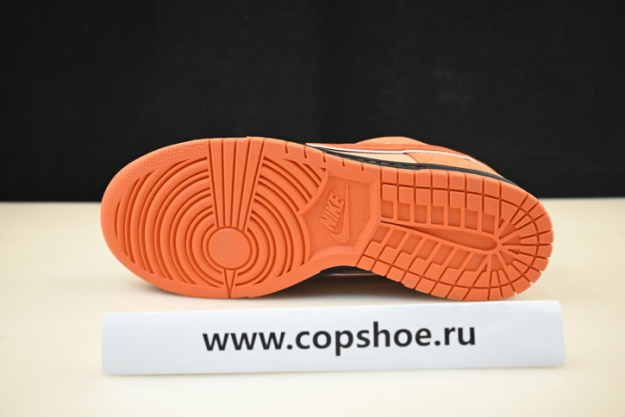 concepts x nike sb dunk low “orange lobster” fd8776-800