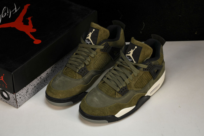 air jordan 4 craft "medium olive" fb9927-200