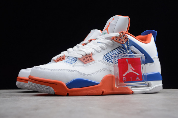 air jordan 4 white/bright crimson-royal blue 308497-171