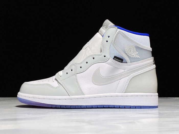 jordan 1 retro high zoom white racer blue - ck6637-104
