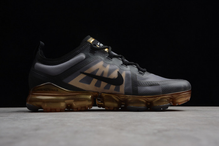 nike air vapormax 2019 black/metallic gold ar6631-002
