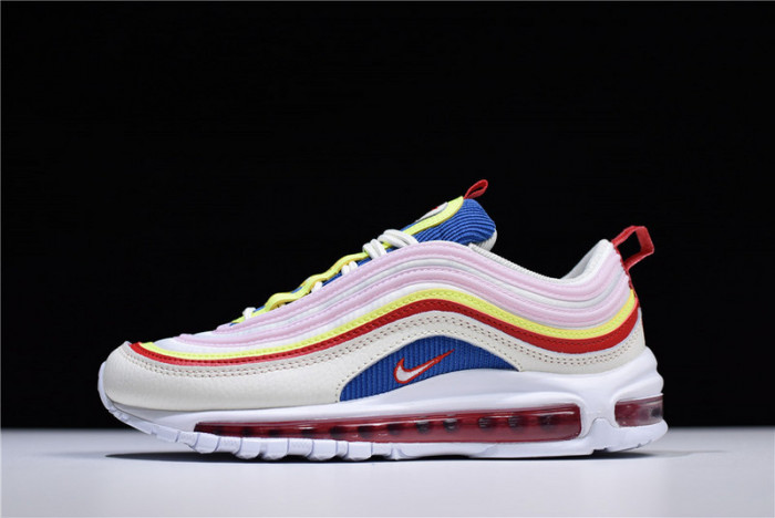 nike air max 97 se “corduroy” sail/volt glow/arctic pink womens aq4137-101