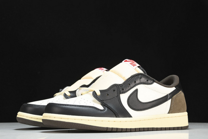 travis scott x air jordan 1 lof dark mocha black cq4277-105