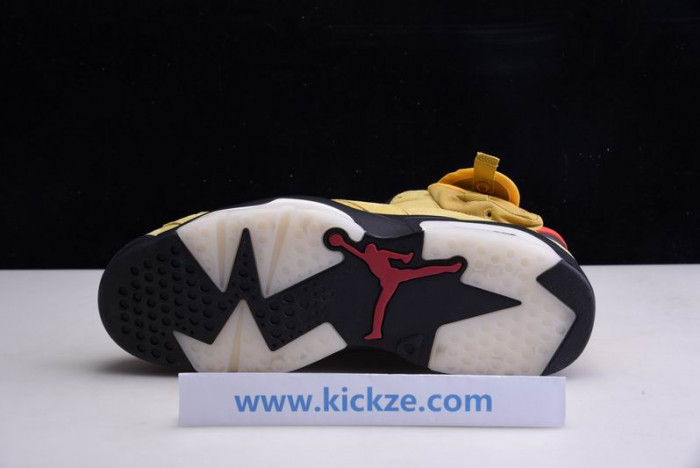 travis scott air jordan 6 yellow - cn1084-300