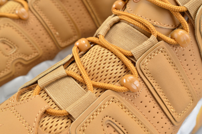 nike air more uptempo prm “wheat” brown mens aa4060-200
