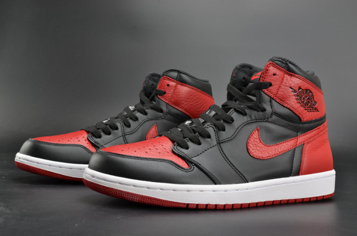 air jordan 1 retro high og “banned” red mens 555088-001