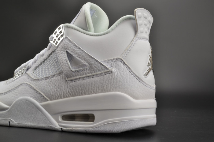 air jordan 4 retro “pure money” white mens 308497-100