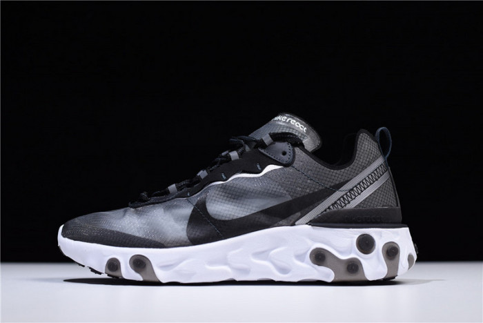 nike react element 87 black white | aq1090-001