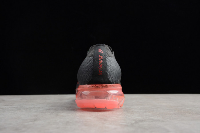 nikelab air vapormax flyknit black/big red womens aa3859-016