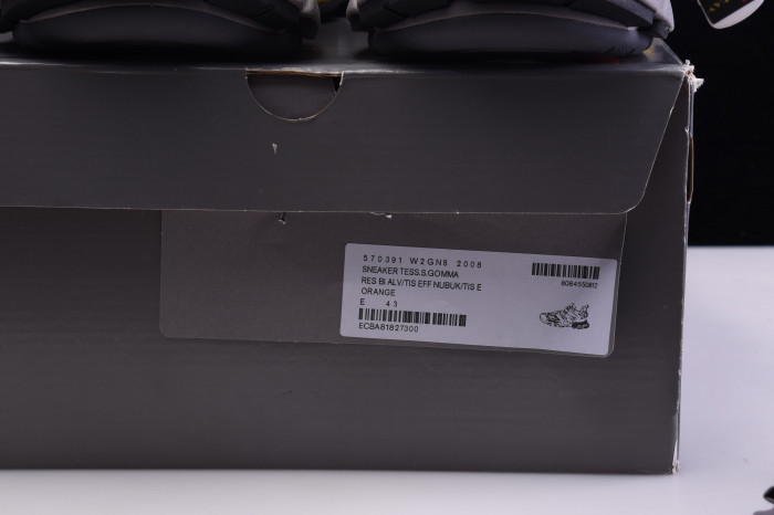 bl sneaker tess.s.gomma 4.0 orange black 570391 w2gn8 2008