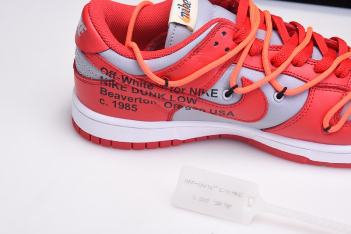 nike dunk low of university red - ct0856-600
