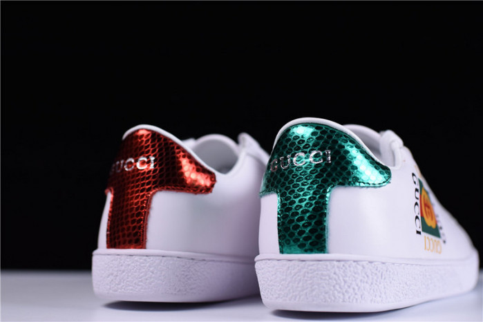 gc ace embroidered low-top sneaker with gg logo