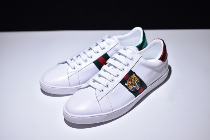 gc ace embroidered low-top sneaker with tiger mens