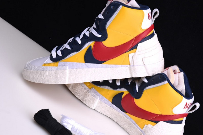 nike blazer high sacai snow beach - bv0072-700