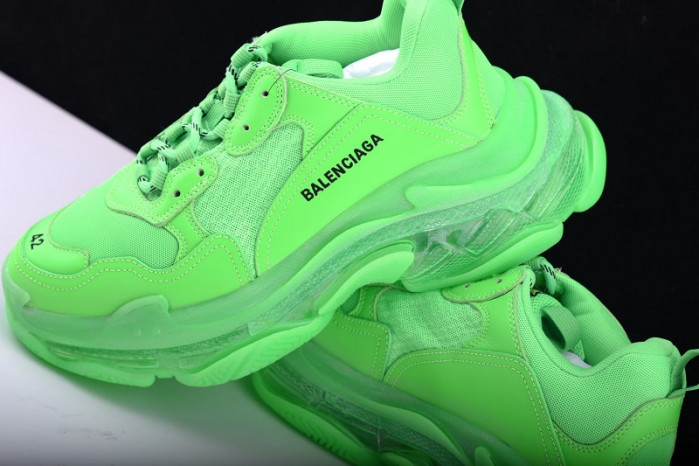 bl triple s neon green - 541624 w09ol 3801