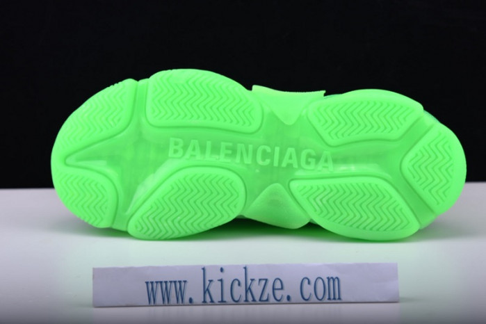 bl triple s neon green - 541624 w09ol 3801