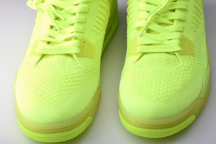 air jordan 4 flyknit “volt” aq3559-700