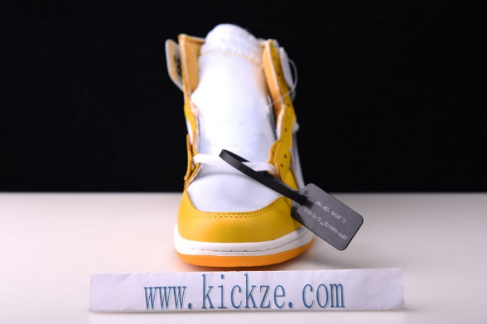 2019 air jordan 1 x of nrg white/dark powder yellow-cone aq0818-149