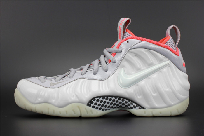nike air foamposite pro prm "pure platinum" mens 616750-003