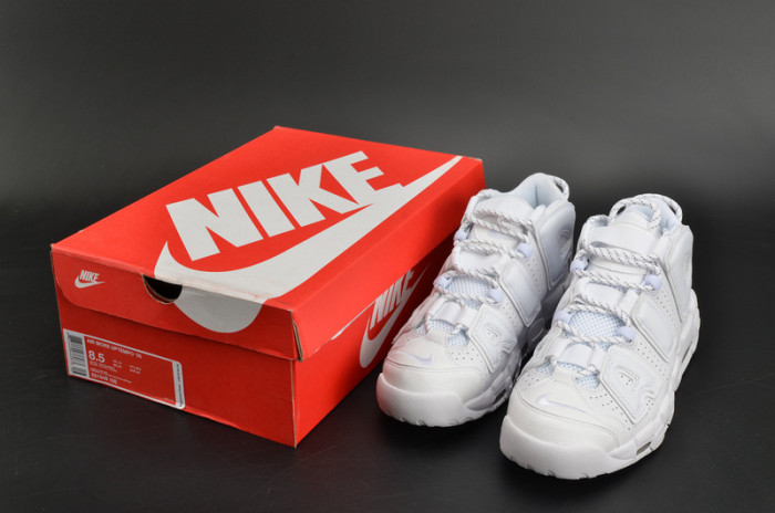 nike air more uptempo “triple white” mens 921948-100