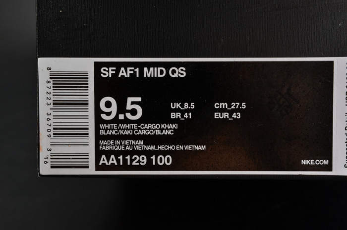 nike sf-af1 mid“white tiger camo” mens aa1129-100