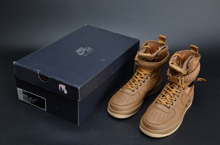nike wmns sf force 1 “G01den beige” 857872-200